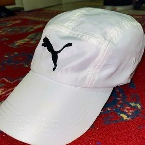 White puma hat